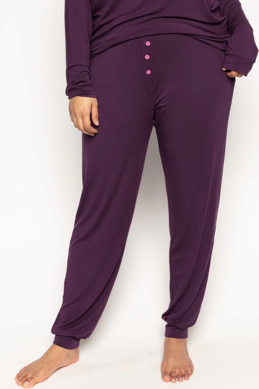 Cyberjammies Clarissa Purple Jersey Pants - UK Size 10 Comfortable Lounge Wear