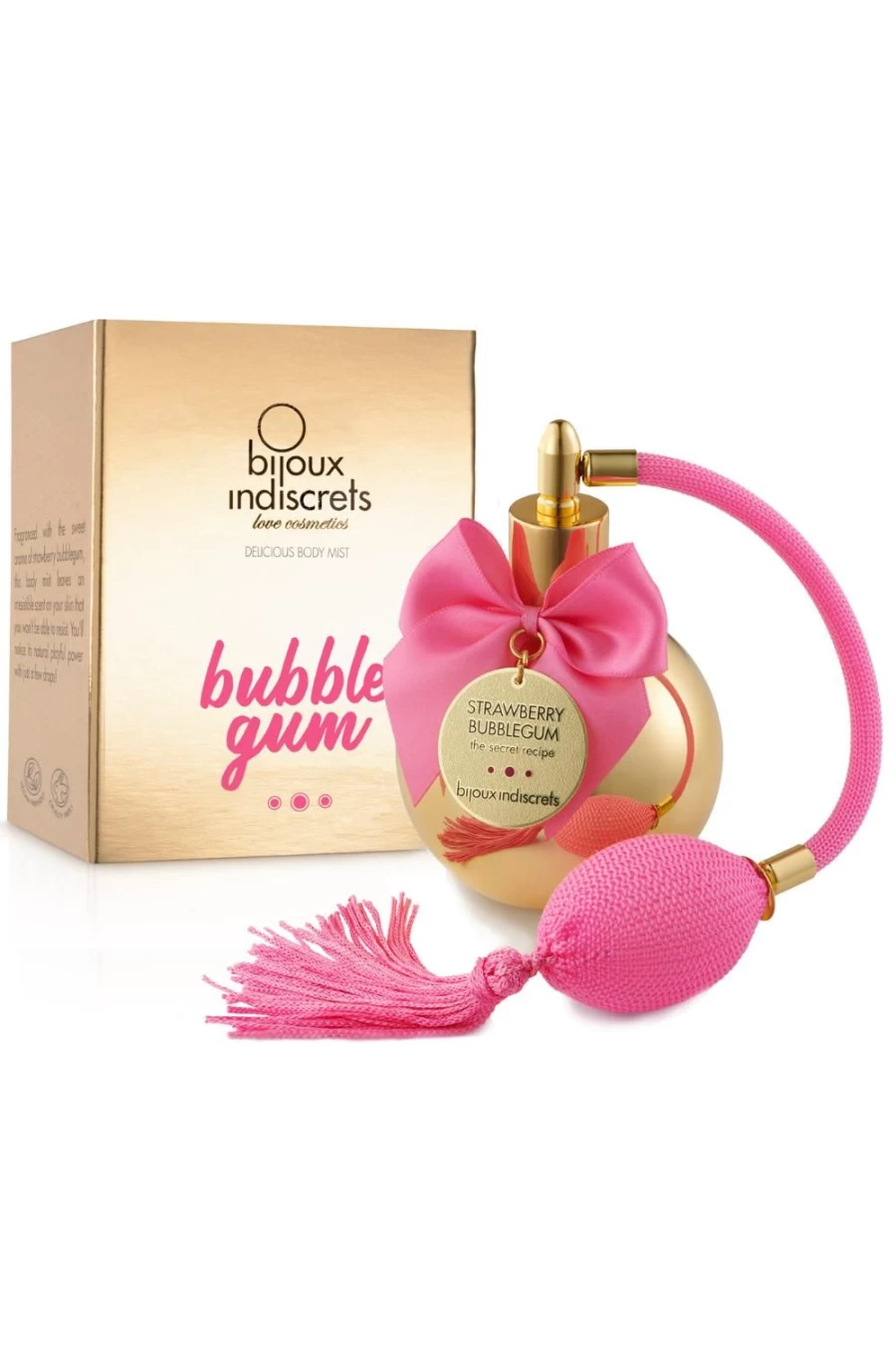 Bijoux Indiscrets Bubblegum Fragrance Body Mist - Sweet & Playful Perfume Spray