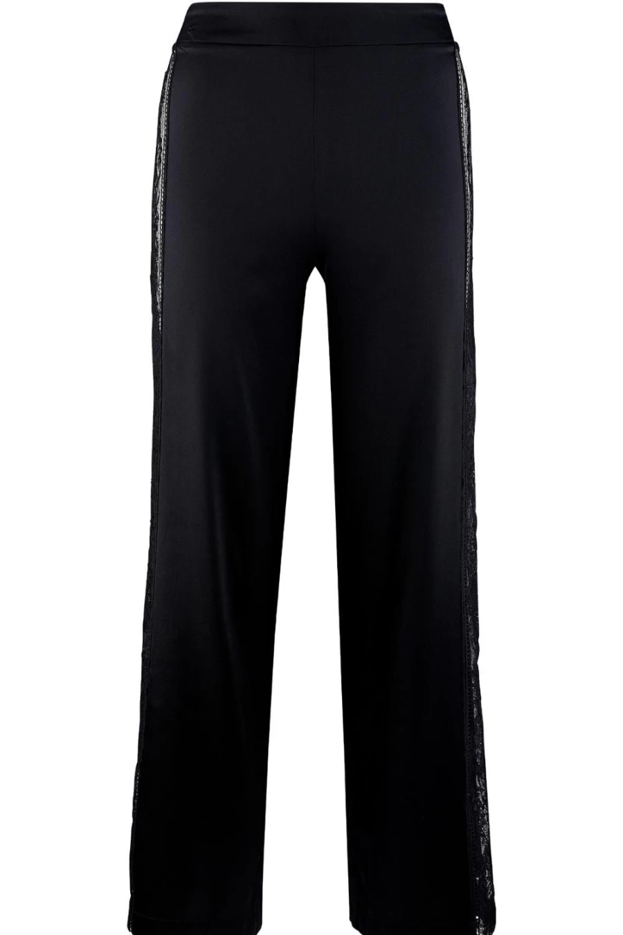 Aubade Midnight Whisper Black Trousers for Women - Elegant High-Waisted Lounge Pants