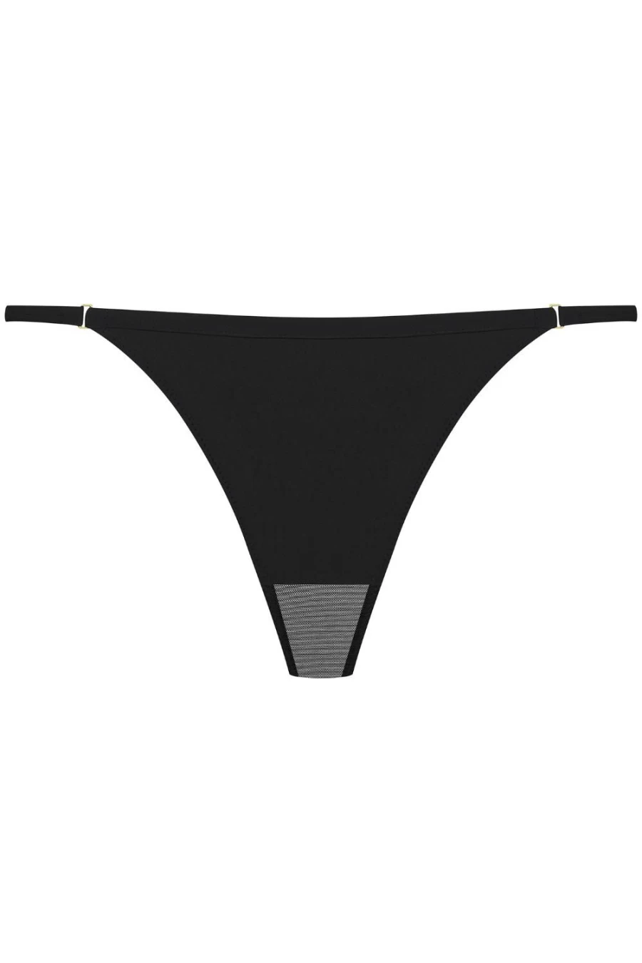 Maison Close Black Nuit Fauve Openable Mini Thong Lingerie