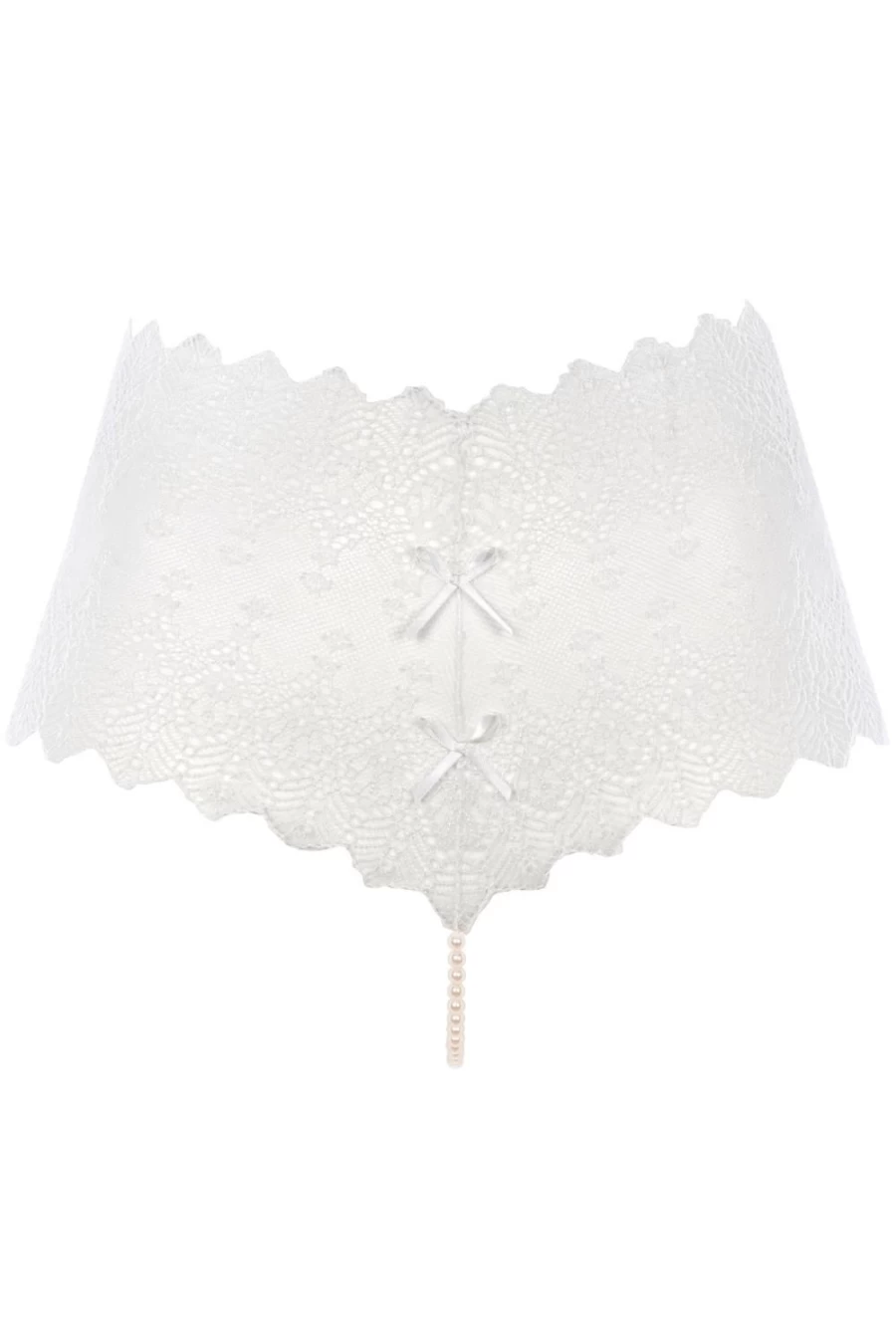 Bracli Ivory Geneva Pearl Panty - Elegant Lace Underwear for Women