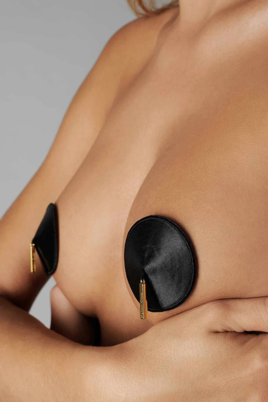 Maison Close Black Les Fetiches Nipple Covers - Invisible Adhesive Pasties for Women