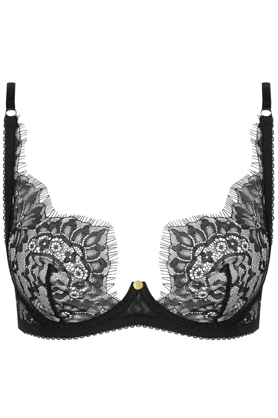 Maison Close Black Divine Wire Bra - Elegant Lingerie for Women