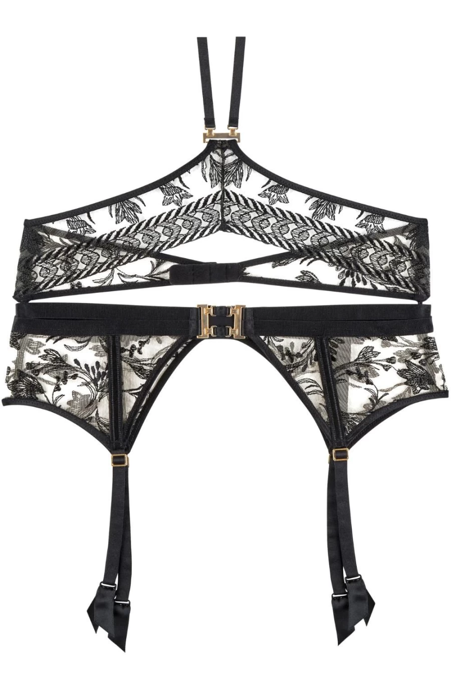 Aubade Mystere Magnetic Multiway Spell Suspender Harness for Versatile Styling