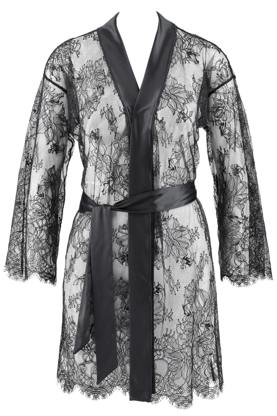 Aubade Black Histoire D'Un Soir Kimono Lingerie Nightwear