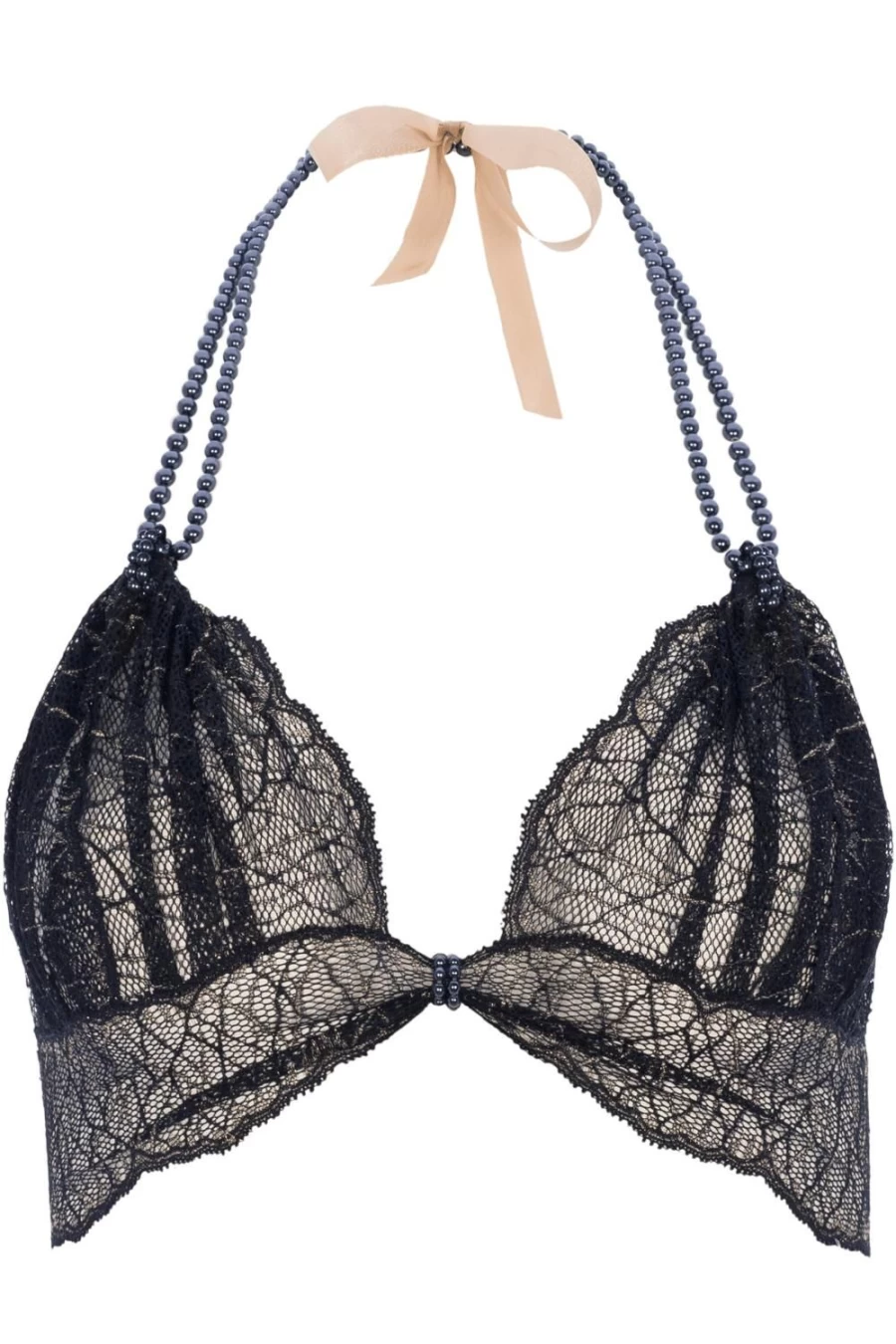 Bracli Black Lace Sydney Dark Pearl Underwire Bra - Elegant & Comfortable Women's Lingerie