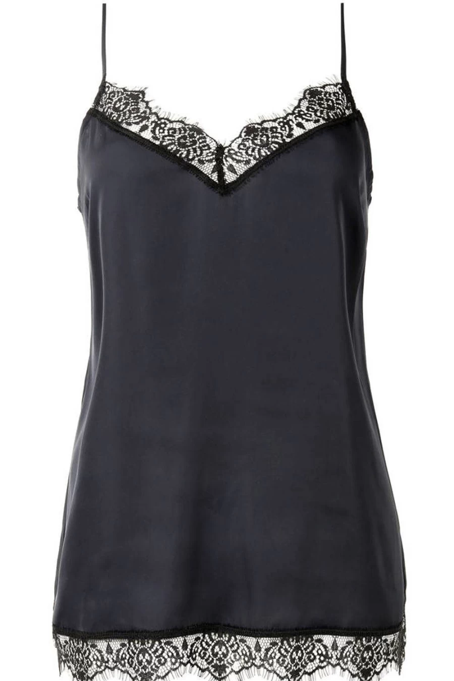 Simone Pérèle Satin Secrets Camisole in Full Moon - Luxurious Women's Sleepwear