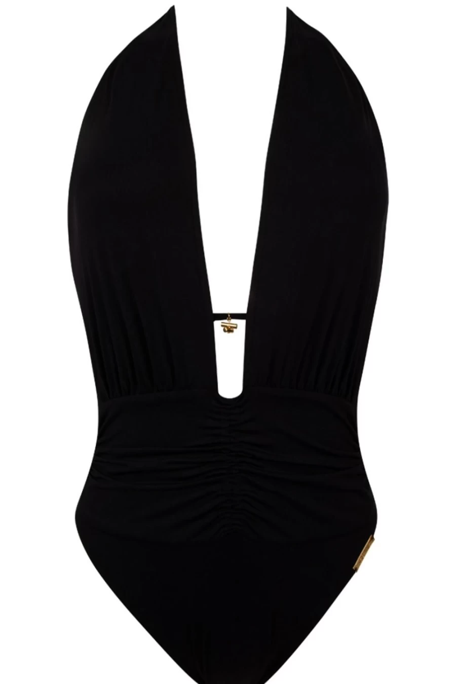 Lise Charmel Black Sublime Drape Halter Swimsuit for Women