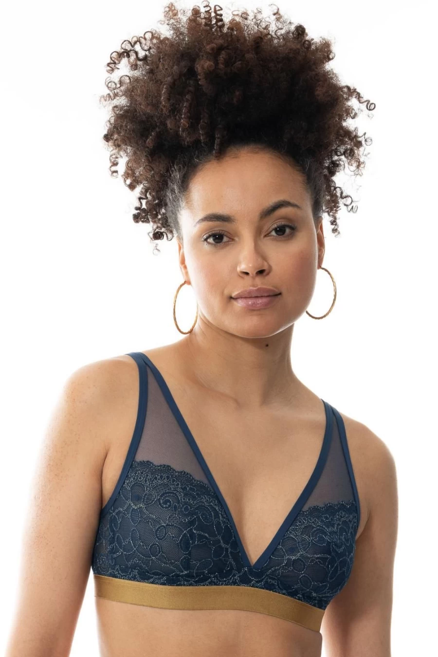 Mey Deep Shadow Triangle Bra - Elegant Poetry Posh Lingerie for Women