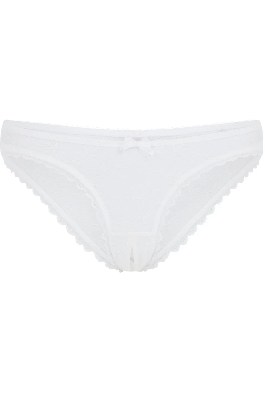 Agent Provocateur White Lace Lingerie Set - Hinda Ouvert Bra & Panty