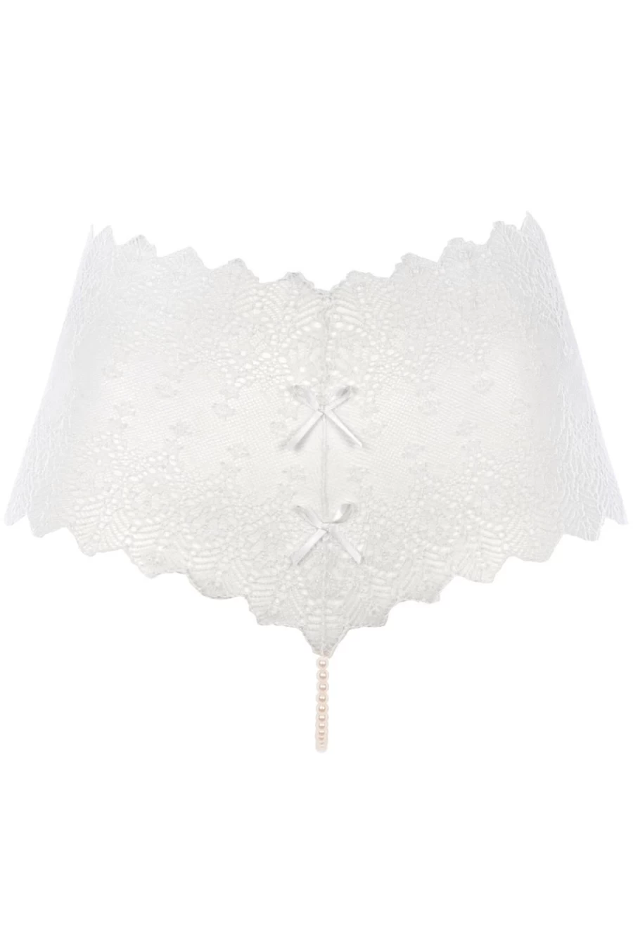 Bracli Ivory Geneva Pearl Panty - Elegant Lace Underwear for Women