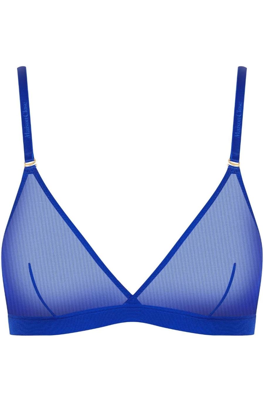 Maison Close Neon Blue Triangle Bra - Sexy Lingerie Bralette for Women