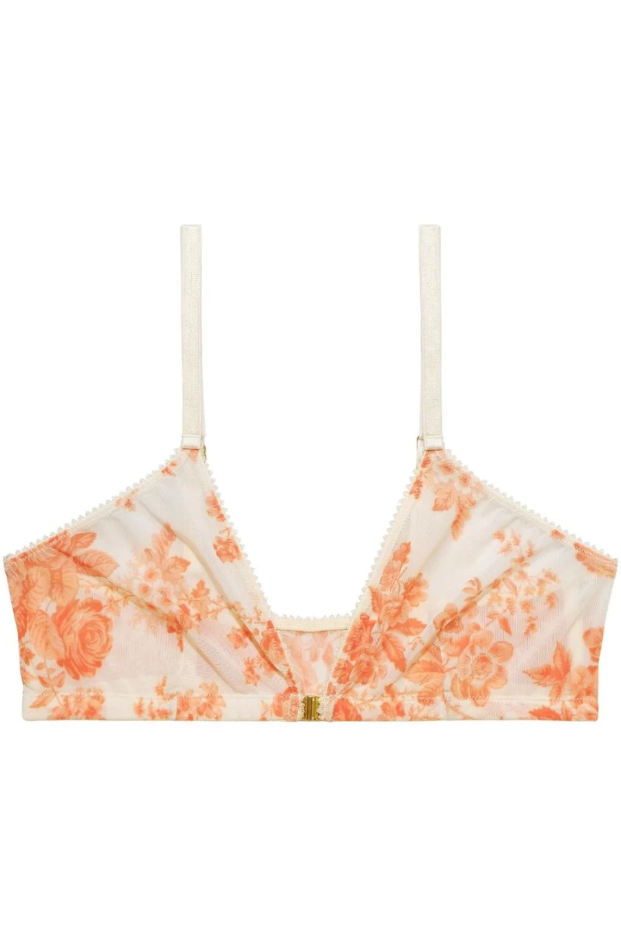 Underprotection Rania Orange Triangle Bralette - Comfortable & Stylish Support