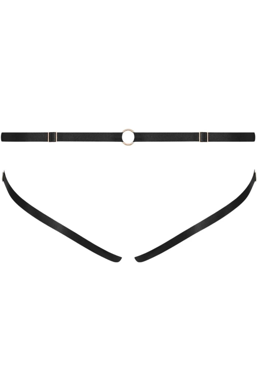 "Maison Close Les Romantiques Le Ravissant Black Lace Naked Thong"