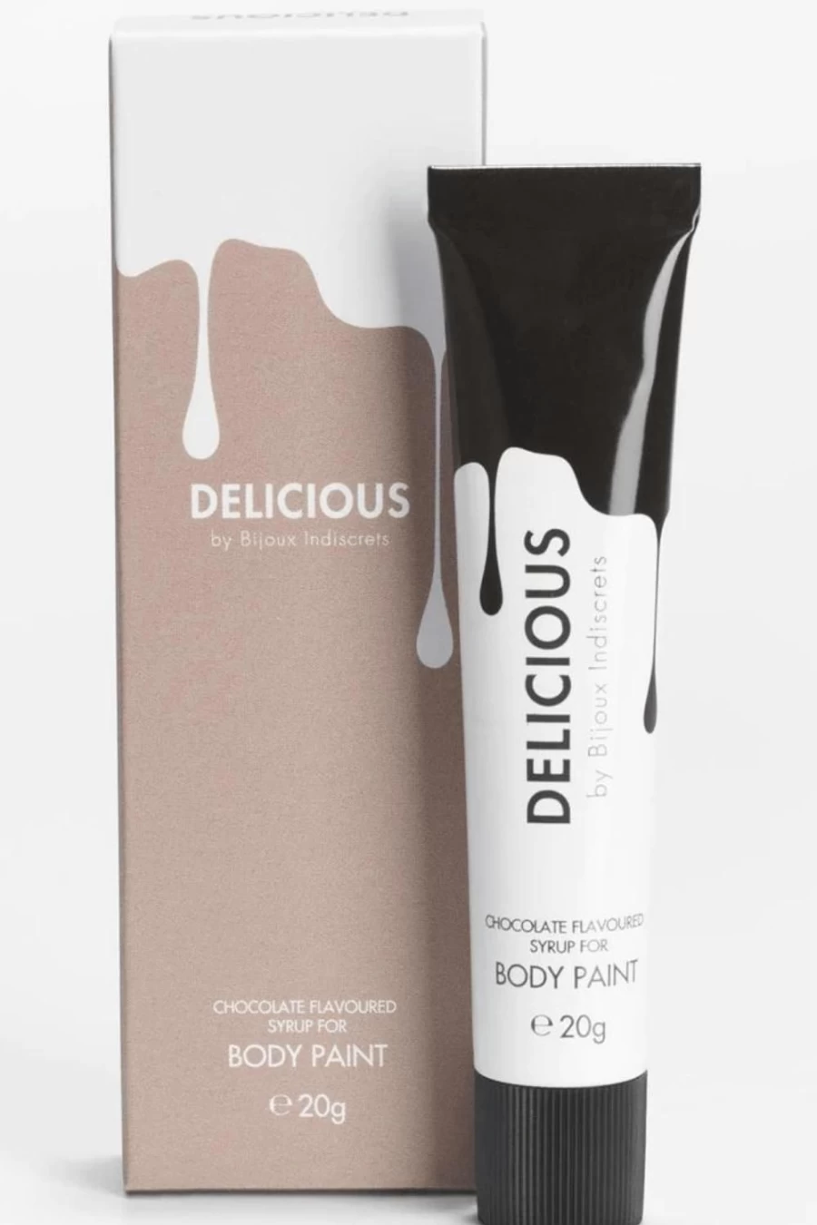 Bijoux Indiscrets Delicious Chocolate Body Paint - Edible Sensual Body Art for Adults