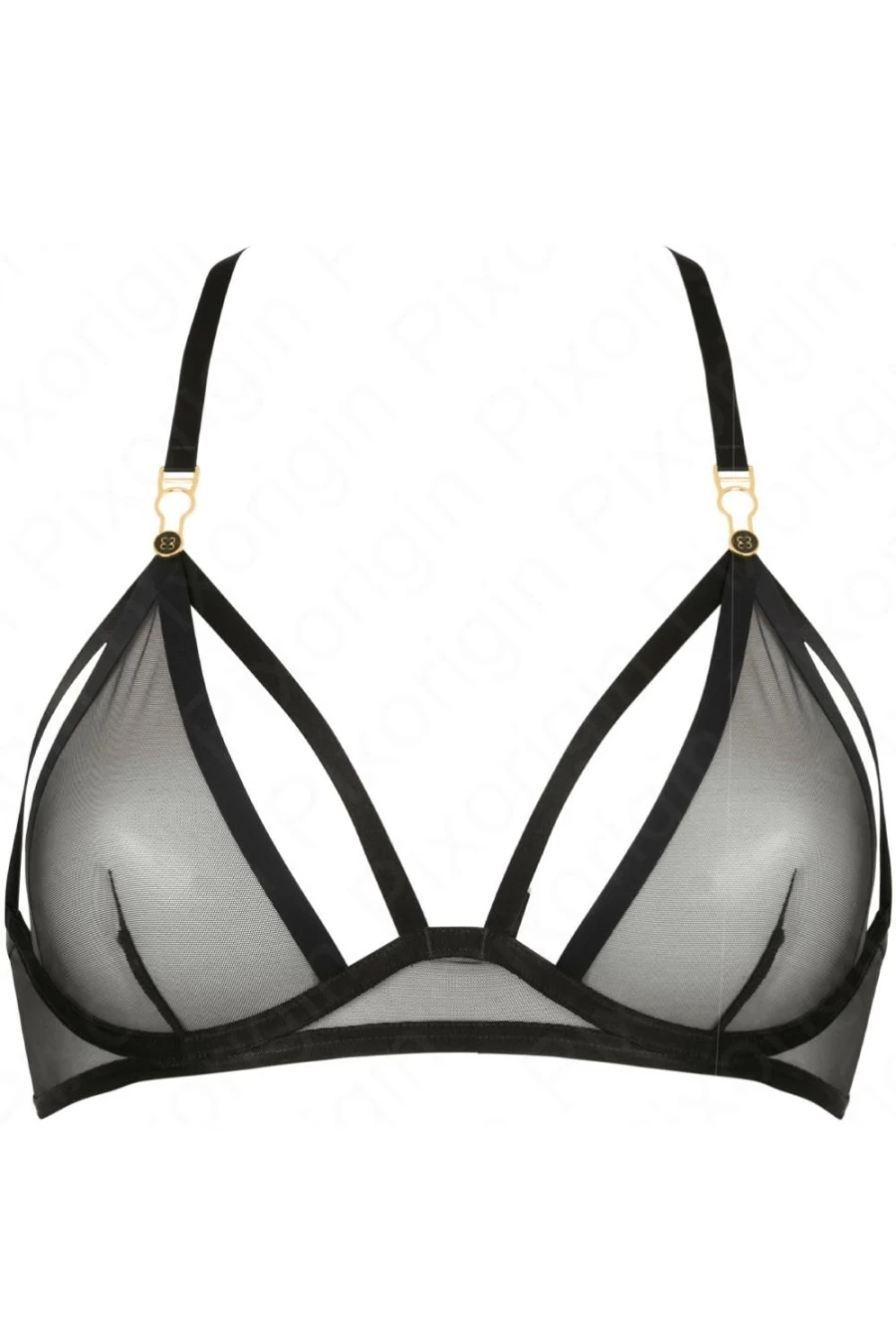 Atelier Amour Insoutenable Legerete Wired Bra in Black - Comfortable & Supportive Underwear