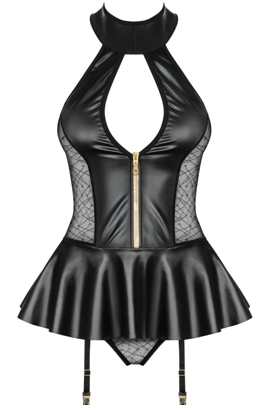 Obsessive Black Corset & Brief Set - 859 Lingerie Collection