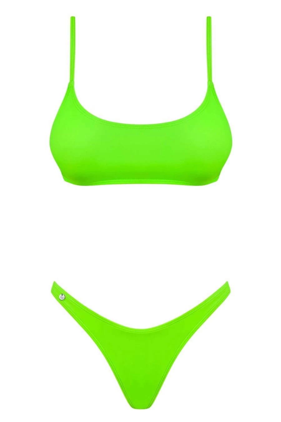 Obsessive Acid Green Mexico Beach Bikini | Vibrant Swimwear for Women