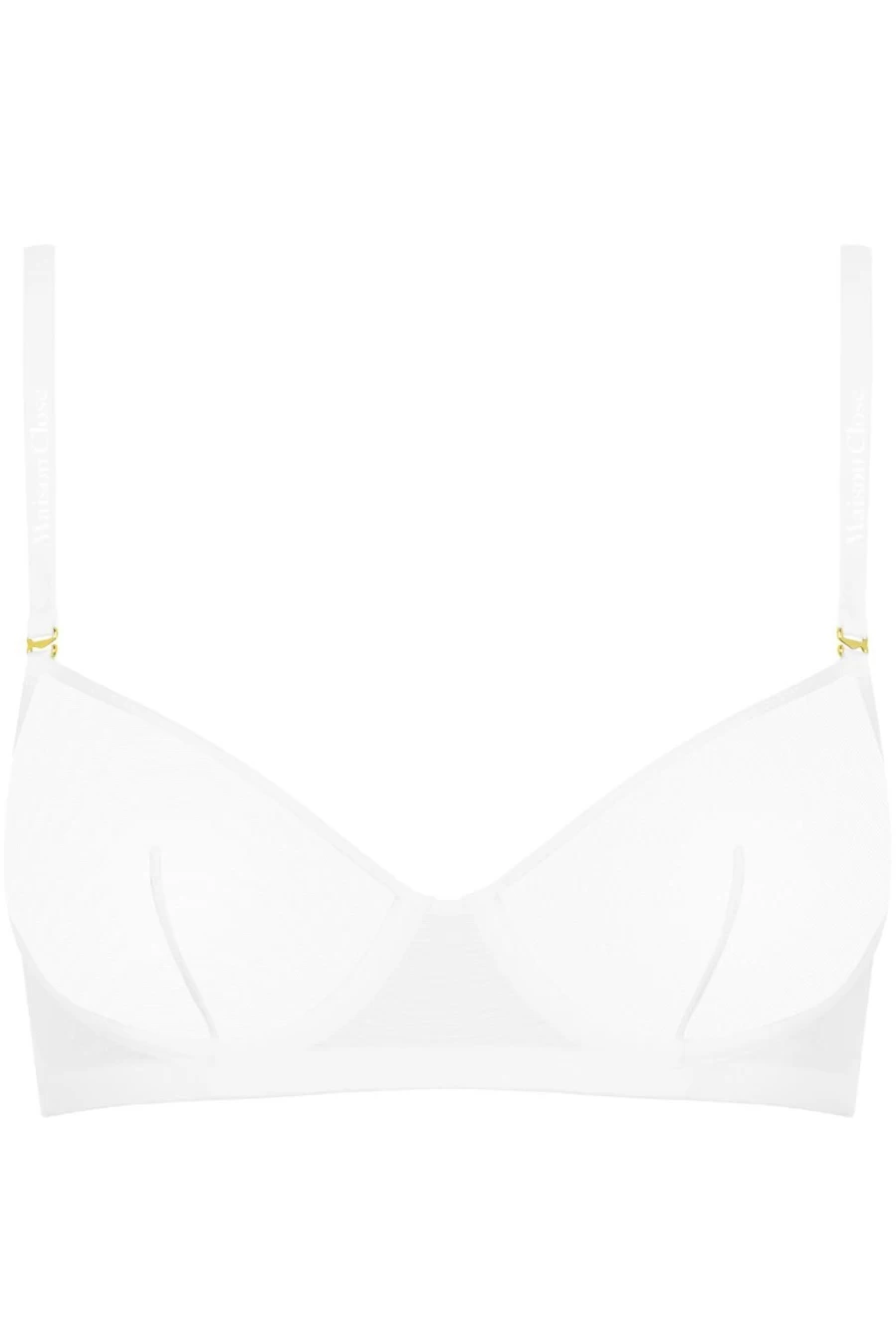 Maison Close White Underwired Corset Bra - Lace Lingerie for Women