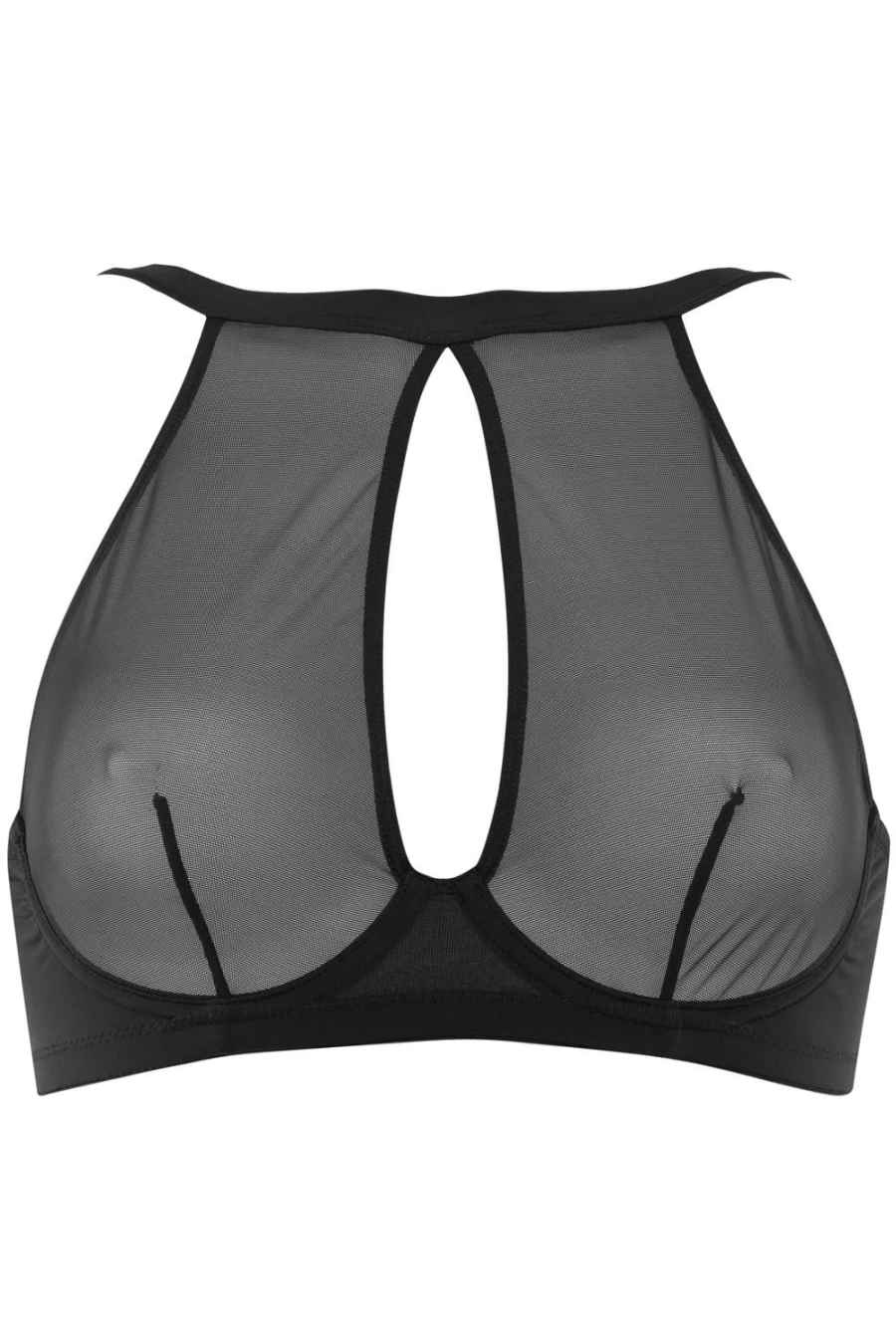 Maison Close Black Pure Tentation Wire Bra - Lace Lingerie & Comfort Support