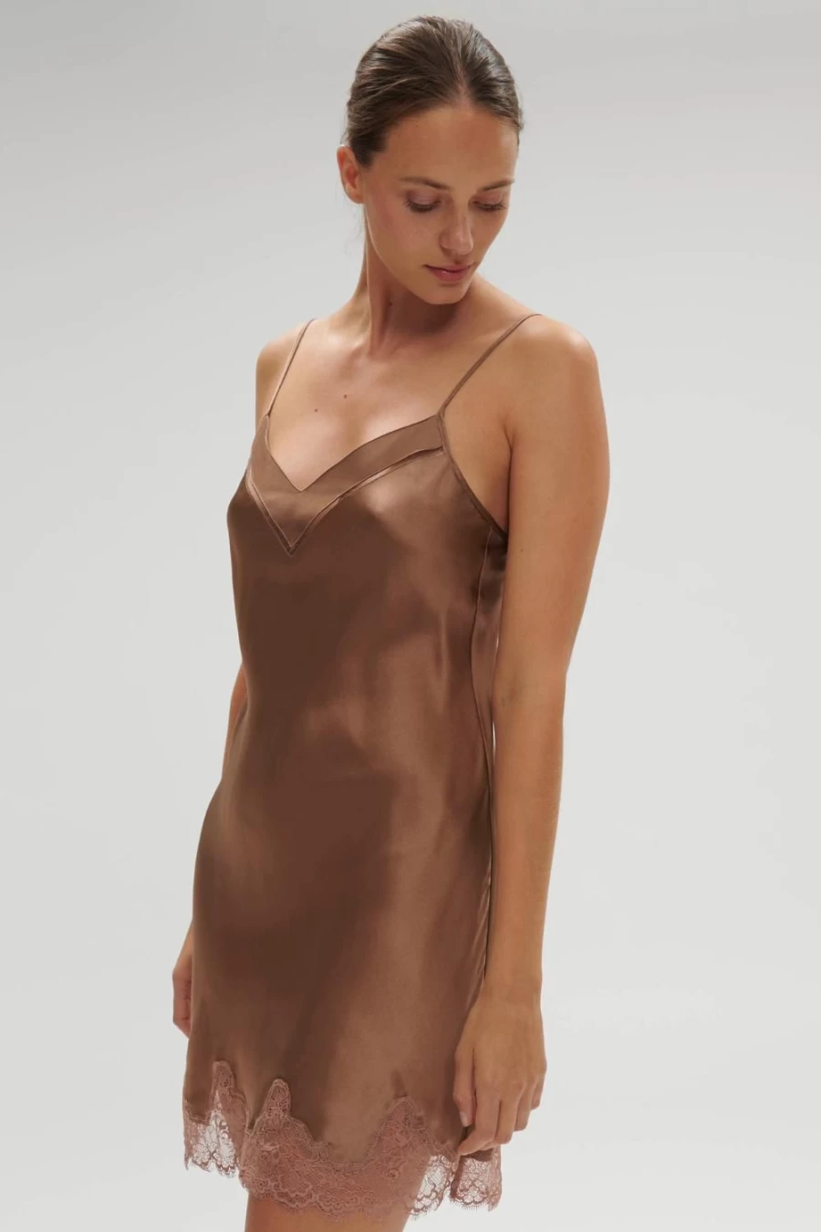 Simone Pérèle Macchiato Nocturne Silk Nightdress – Luxurious Women’s Sleepwear