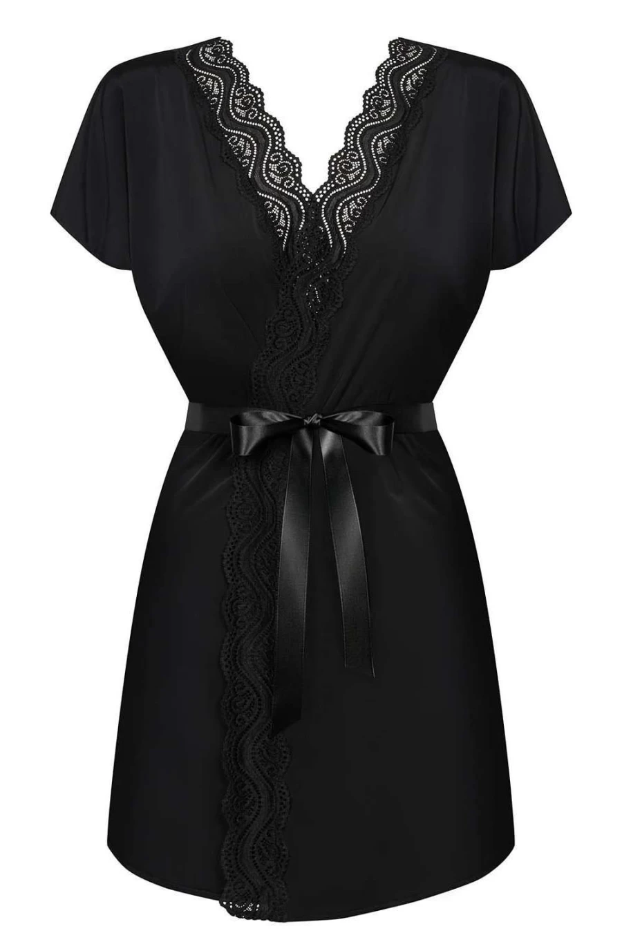 Obsessive Black Diyosa Robe - Elegant Women's Loungewear for Comfort and Style