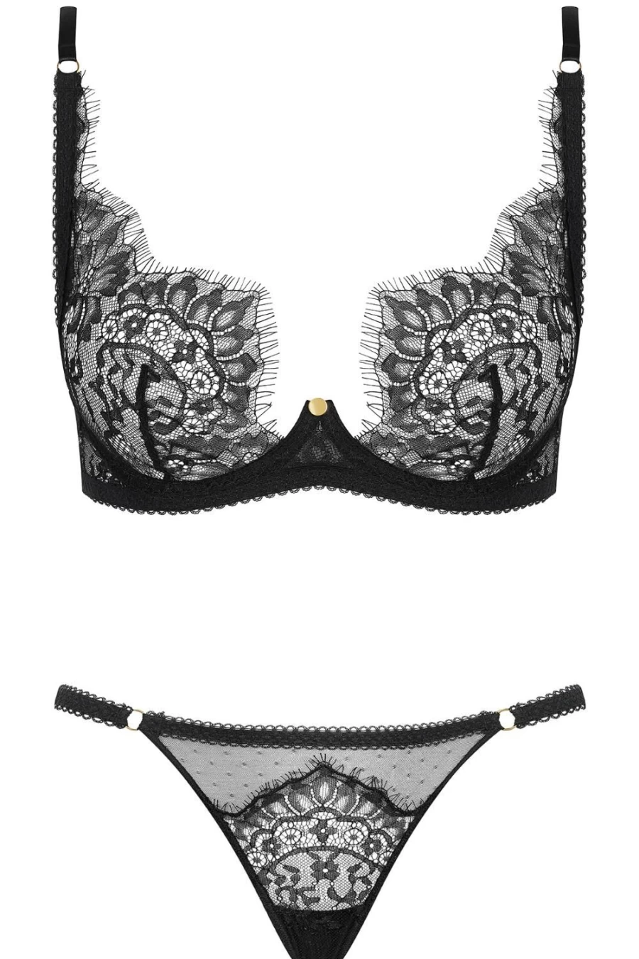 Maison Close Divine Inspiration Lace Wire Bra & Mini Thong Set