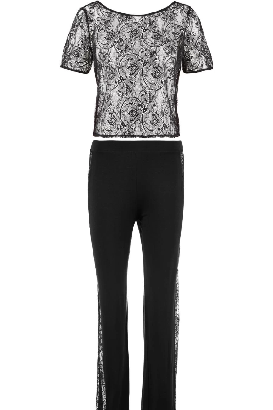 Aubade Lazy Days Short Sleeve Top & Pants Set - Comfortable Casual Loungewear