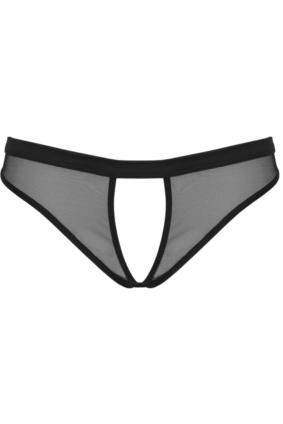"Maison Close Black Pure Tentation Open Brief Lingerie"