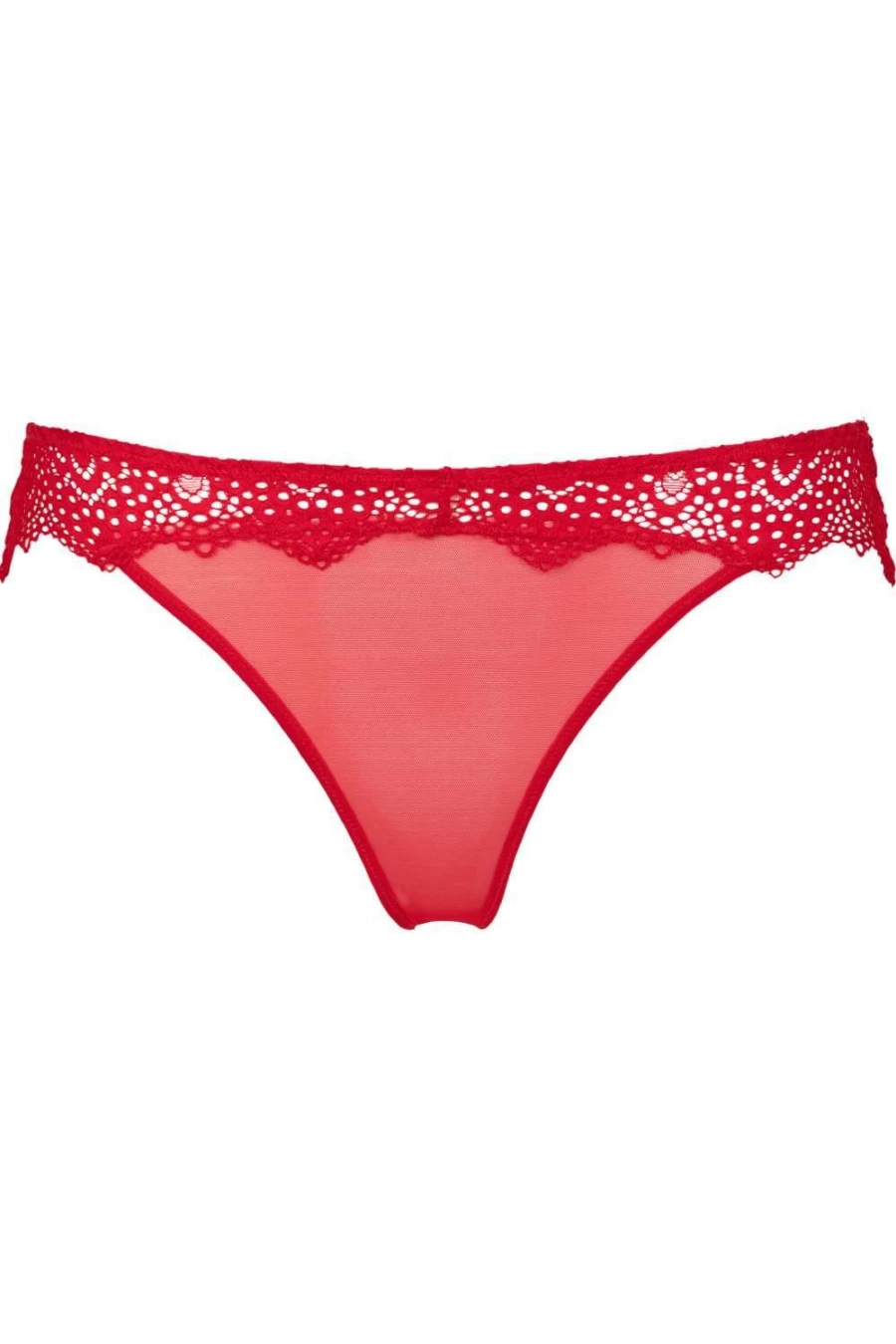 Atelier Amour Red Nommee Desir Tanga Lingerie - Sensual & Comfortable Women's Underwear