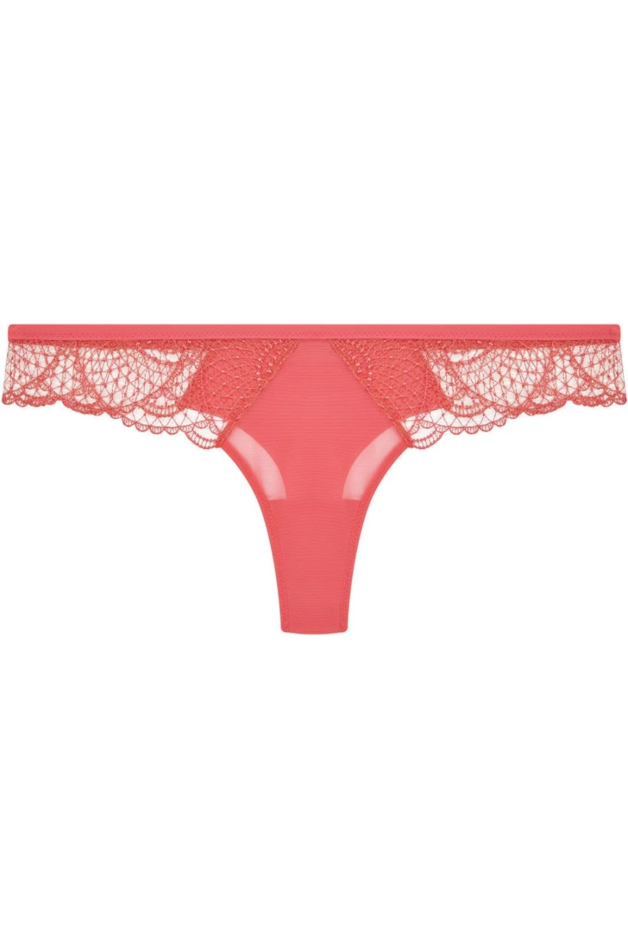 Simone Pérèle Reflet Tanga in Papaya - Luxury French Lingerie Briefs