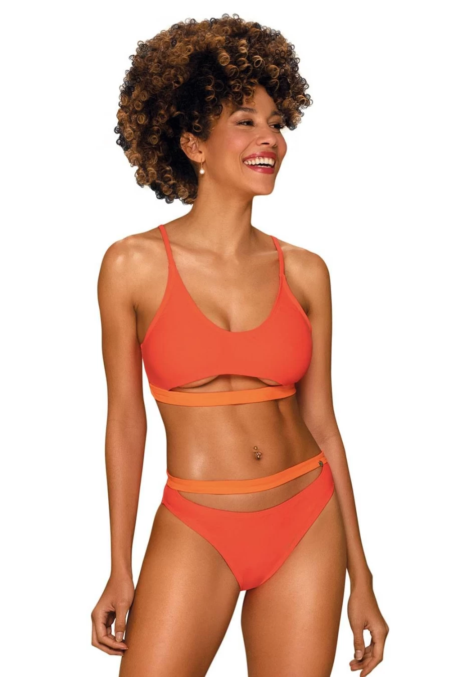 Obsessive Tangerine Bikini | Miamelle Swimwear for Women | High-Quality Beachwear