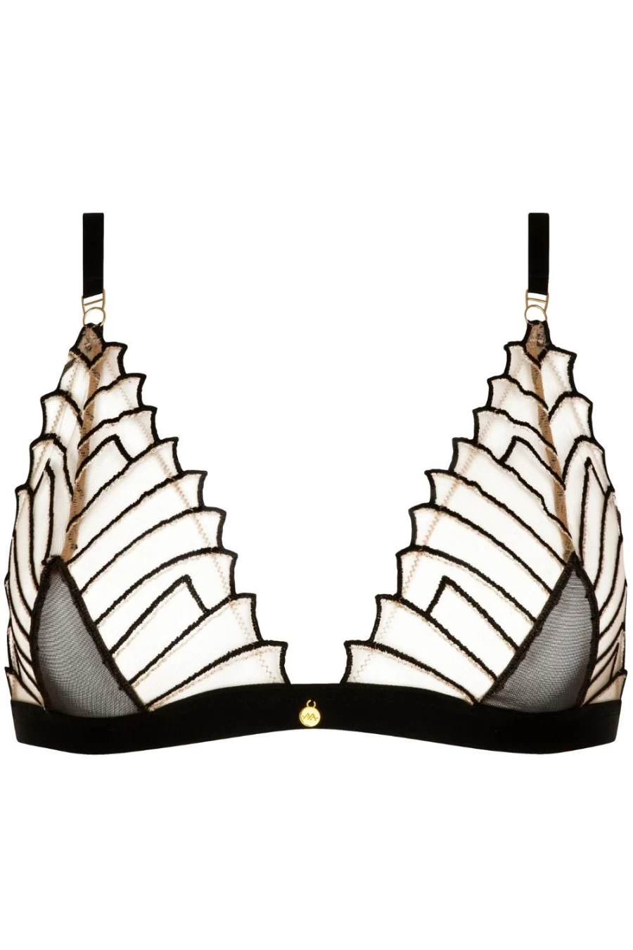 Atelier Amour Cosmic Dream Triangle Bra - Lace Bralette Women's Comfortable Soft Underwear