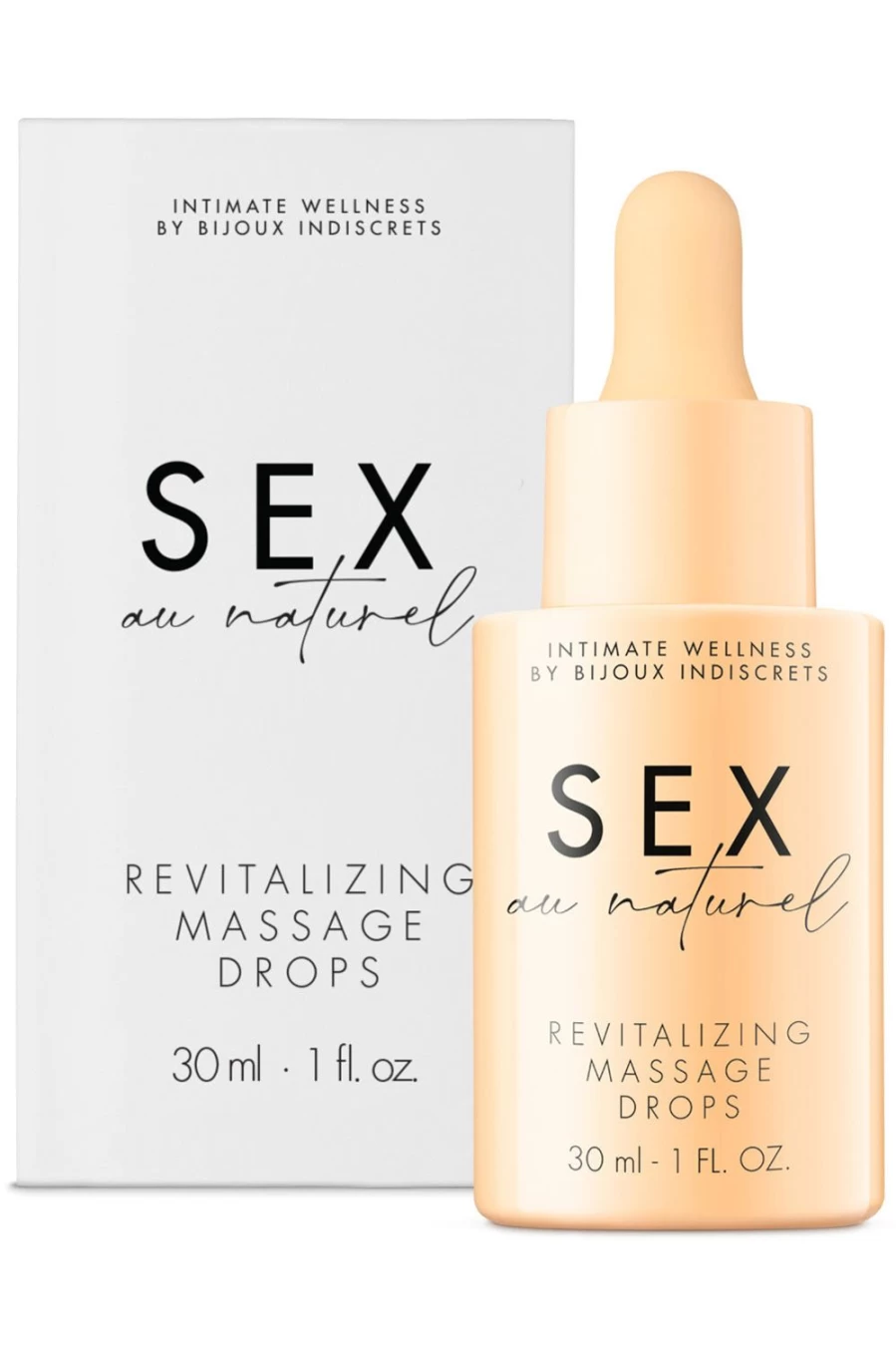 "Bijoux Indiscrets Sex Au Naturel Revitalising Massage Oil Drops for Sensual Arousal"