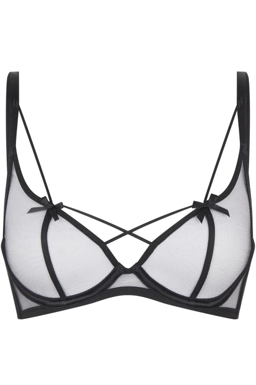 Agent Provocateur Zella Plunge Underwire Bra in Black - Sexy Lingerie for Women