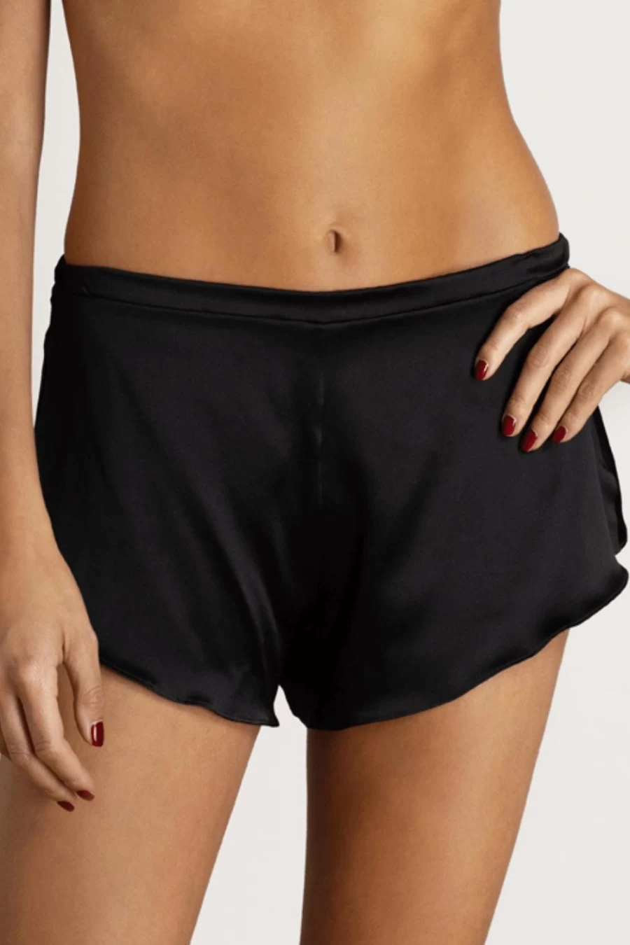 Coco de Mer Black Sylph French Knicker - Luxury Lingerie