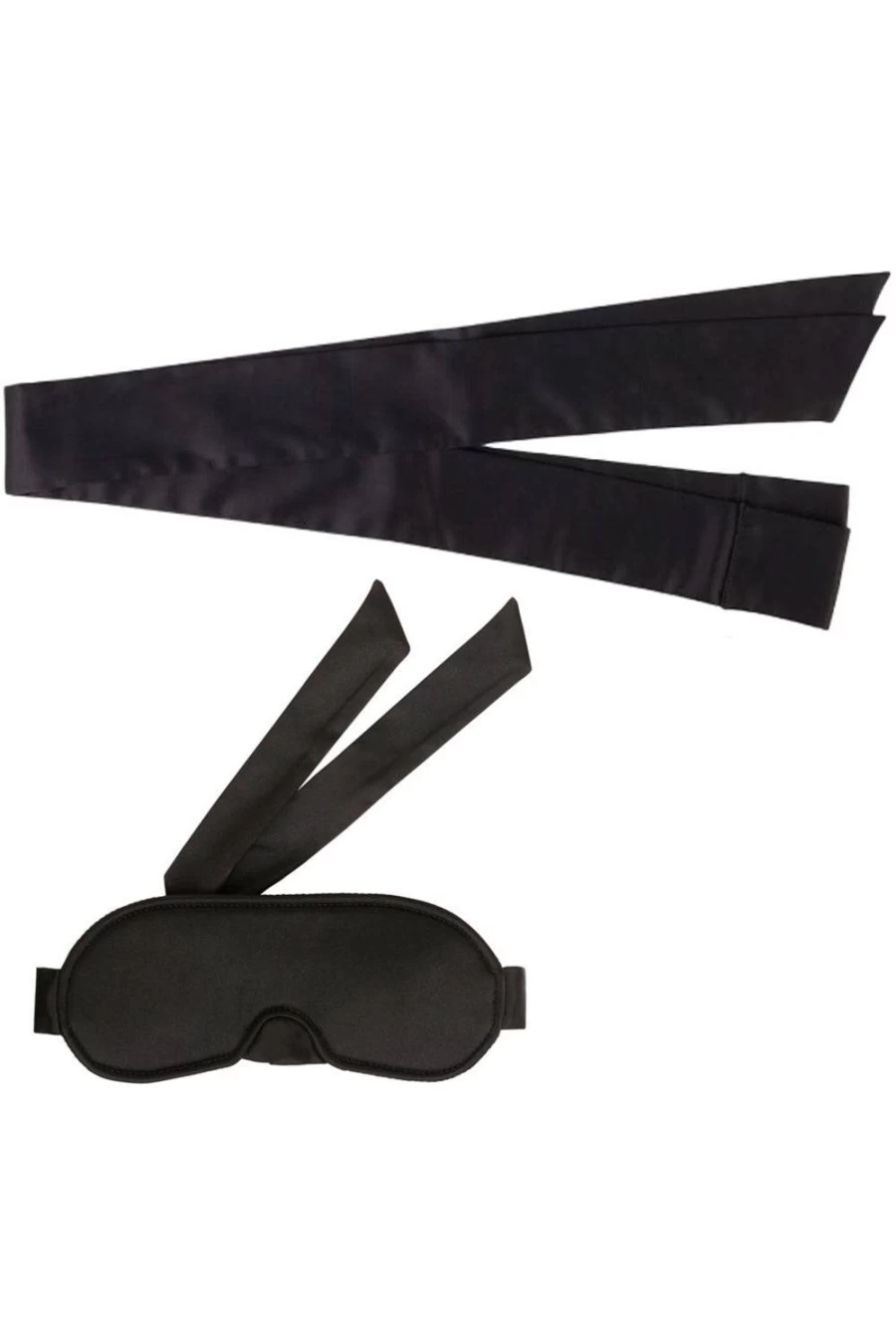 Atelier Amour Douce Insomnie Black Sleep Mask & Cuffs Set for Luxury Comfort