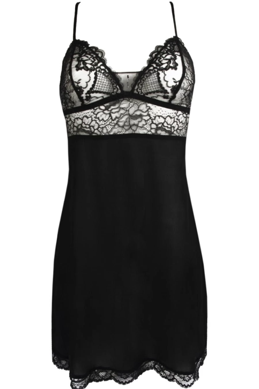 Lise Charmel Black Sublime En Dentelle Sexy Lace Nightie for Women