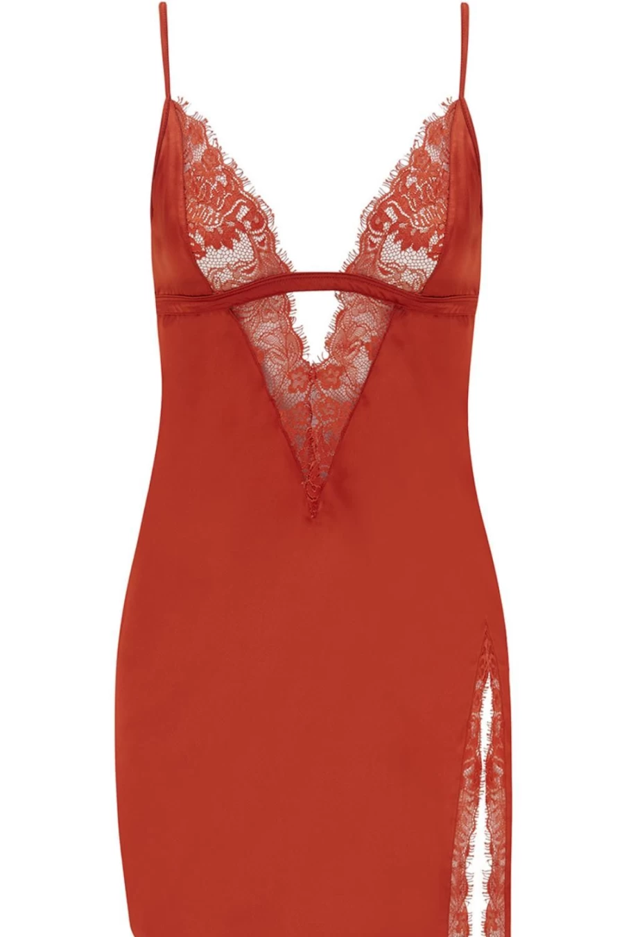 Coco de Mer Muse Valerie Slip in Amber - Luxurious Lingerie