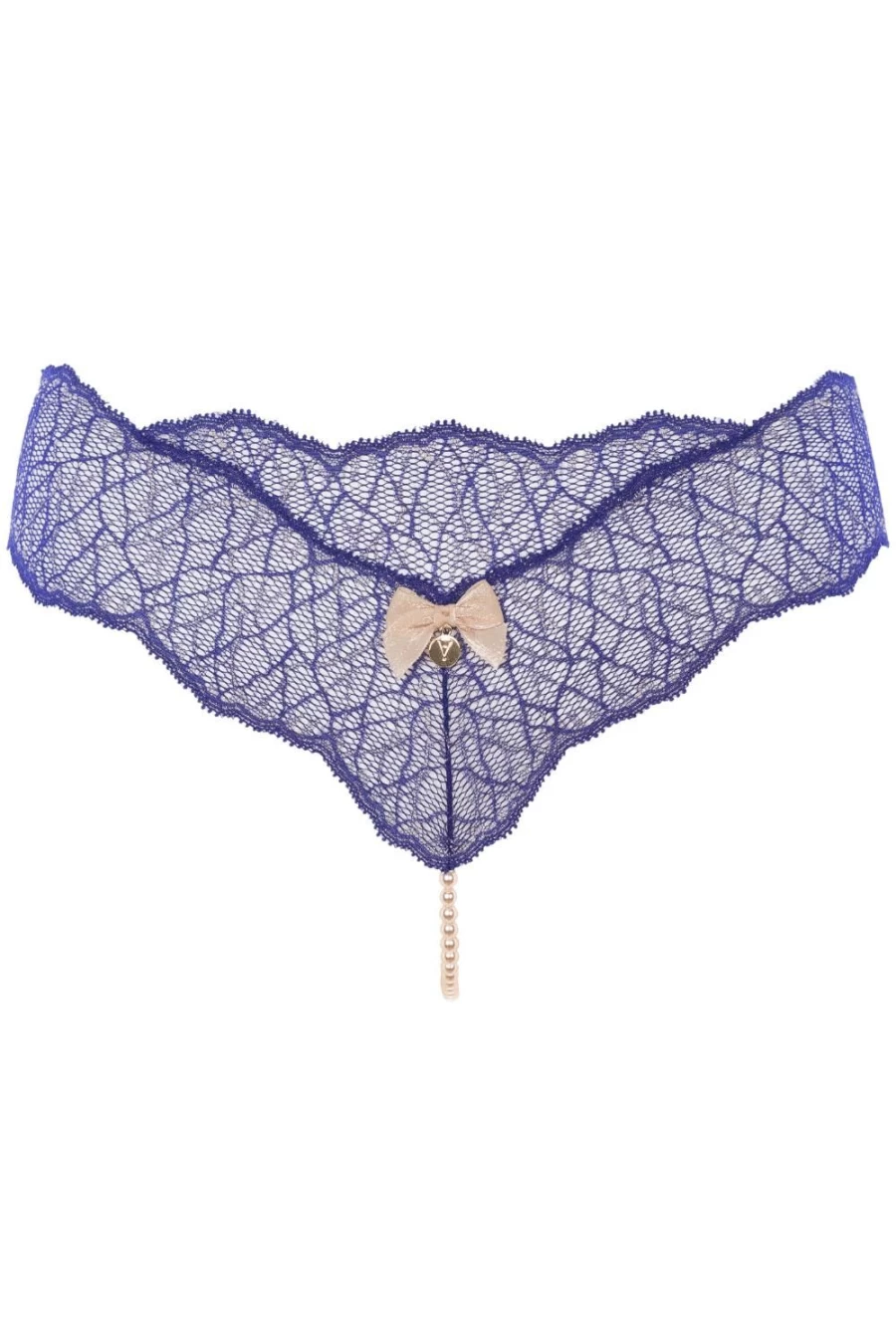 Bracli Blue Sydney Single Pearl Thong Sandals - Elegant Beach Footwear
