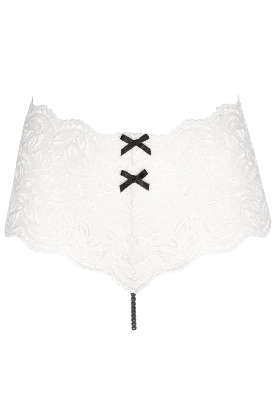 Bracli White Paris Dark Panty - Elegant Lace Underwear for Women