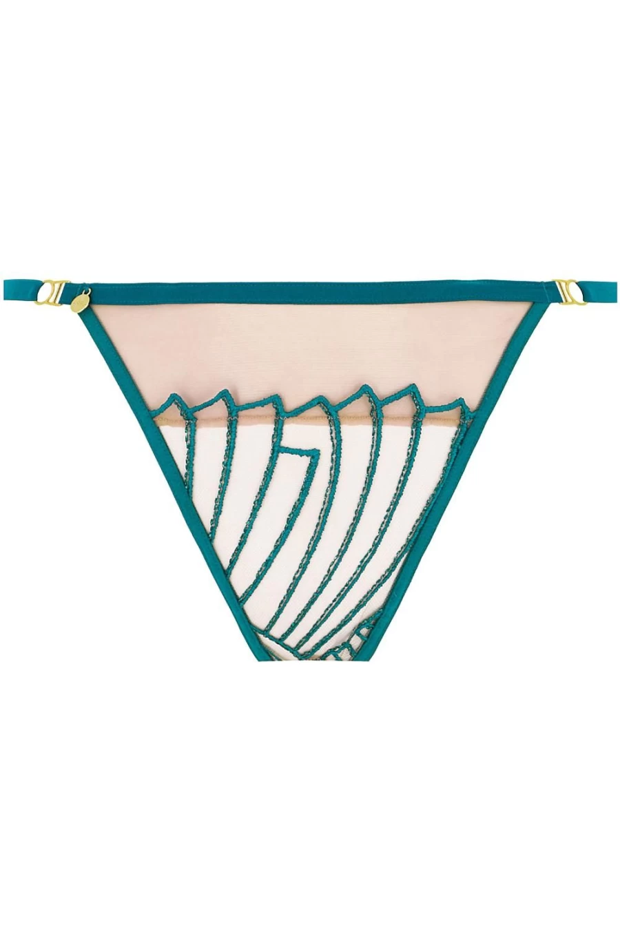Atelier Amour Cosmic Dream Open Brief in Lagoon - Stylish & Comfortable Lingerie