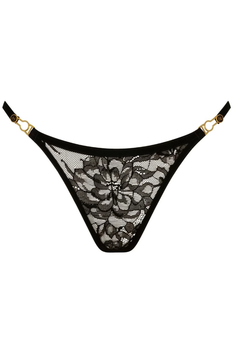Atelier Amour Divine Promesse Black Brief - Luxurious Lingerie for Women
