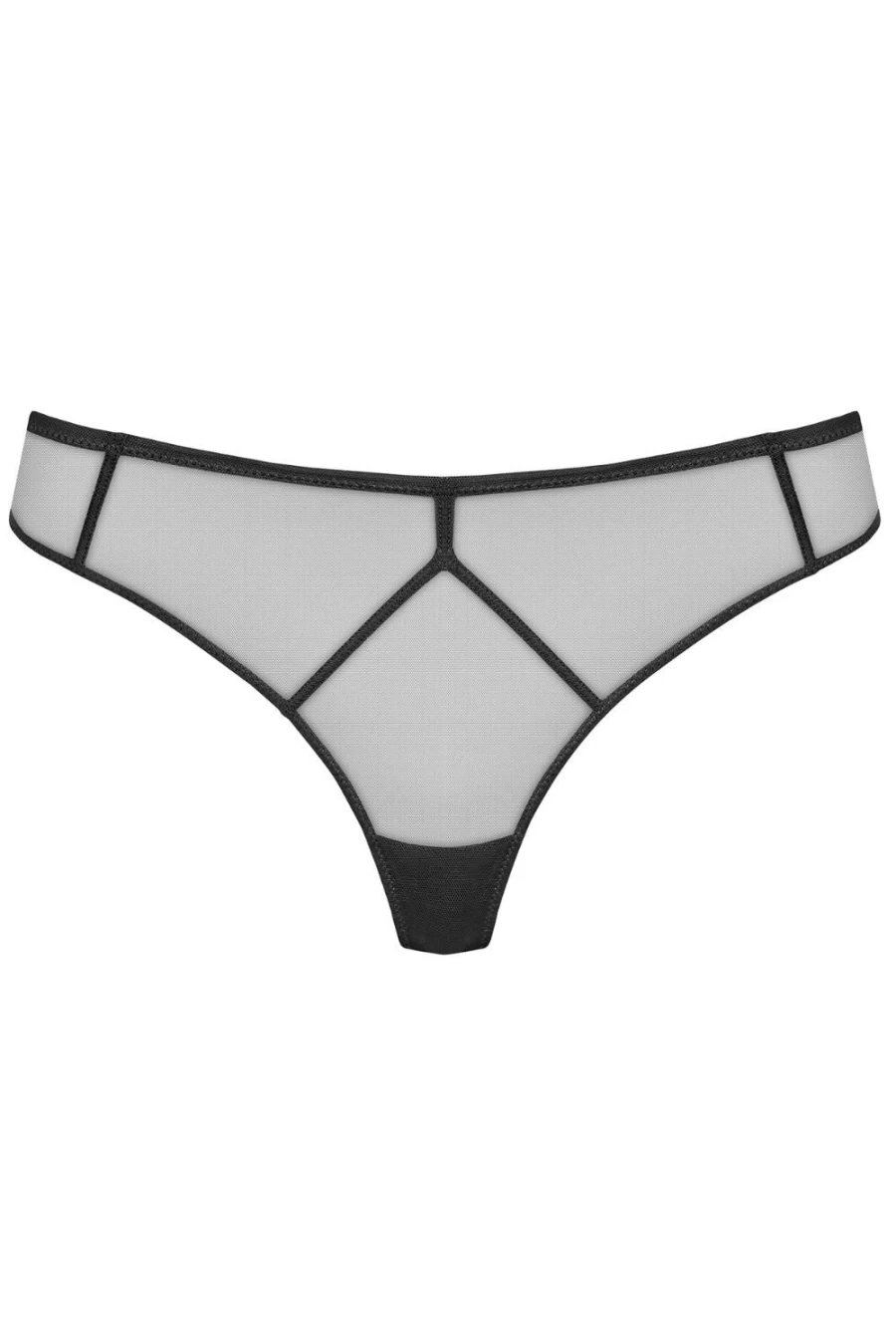 "Maison Close L'Amoureuse Black Open Back Brief - Sensual Lingerie"